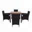 Ensemble de salle à manger d'extérieur 5 pièces