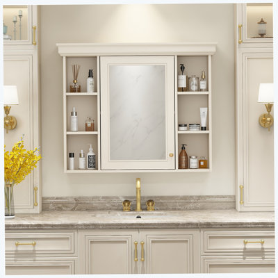 Miroir d'armoire à pharmacie mural Thressie W 28,74 po