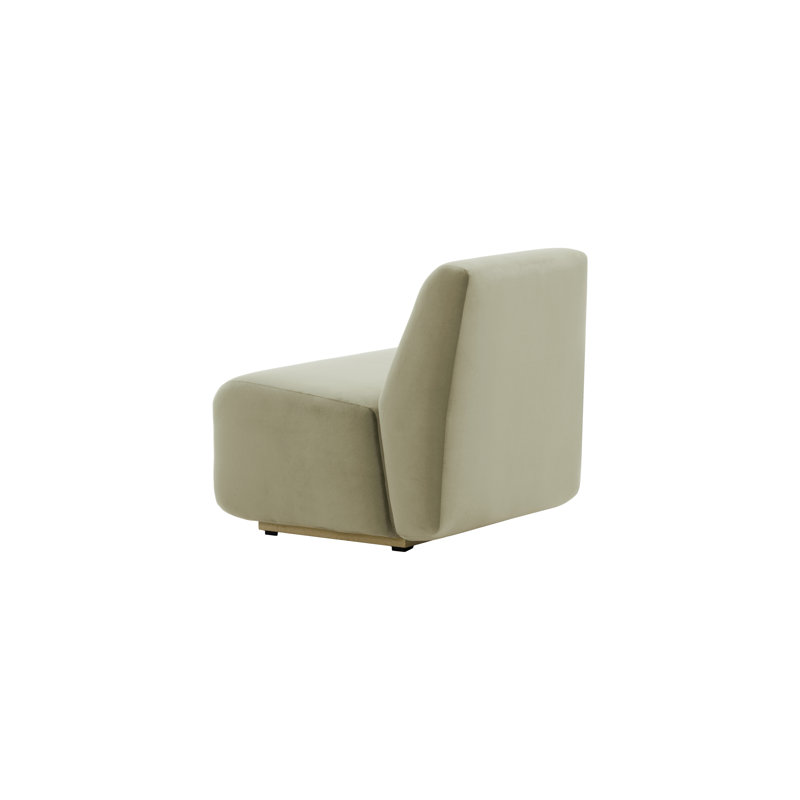 Dilly Upholstered Armchair, Beige