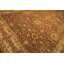 Tapis traditionnel en laine noué à la main Oushak doré 11 pi 9 po x 17 pi 9 po