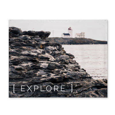 Explore Coastal Gray Polyester Placemat | Bathroom Decor