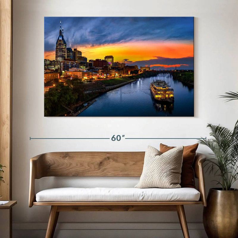 Nicci Nashville River Cruise, 34" H x 51" W
