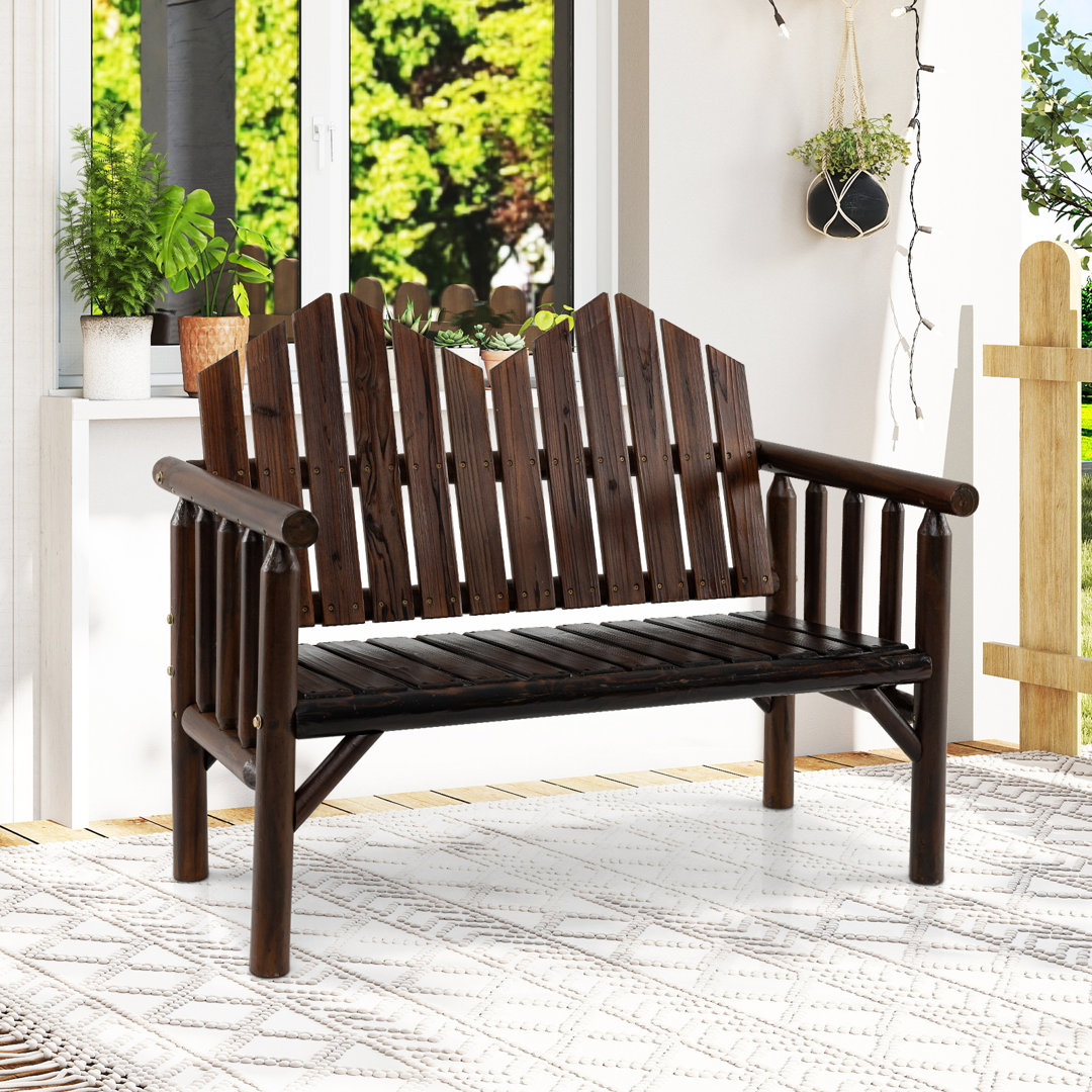 Solid Wood Outdoor Bench