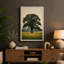 Solitary Oak Scandinavian - Wrapped Canvas-657781194-657781195