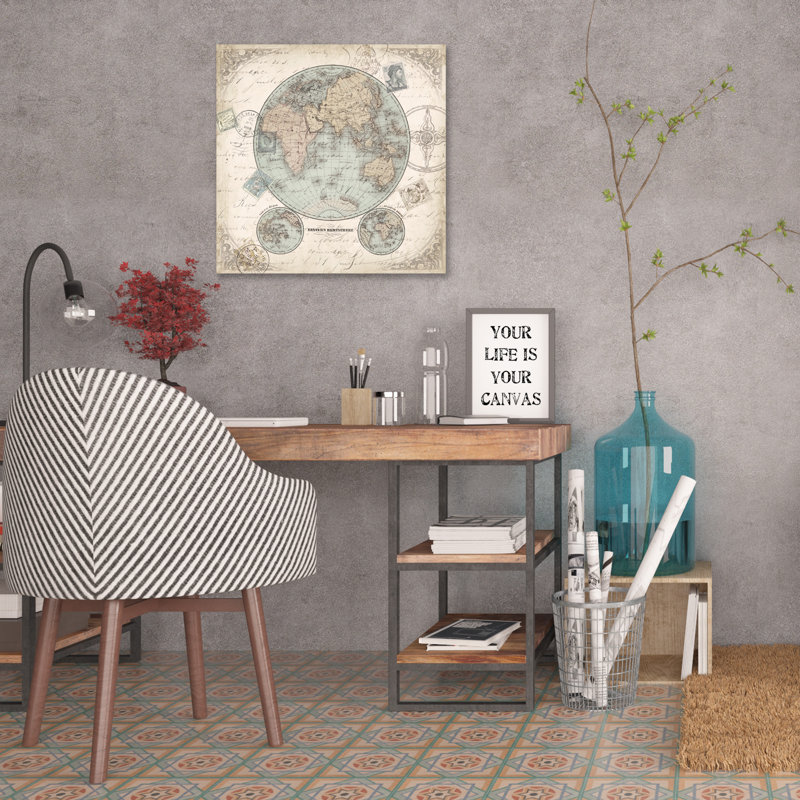 1 Piece Wrapped Canvas Wall Art, 121.92cm H x 121.92cm W