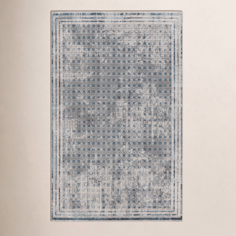 Phoebe Washable Moroccan Indoor Rug, Rectangle 5'3" x 7'
