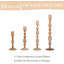 Ensemble de 4 porte-bougies en verre Modern Modern-945097819