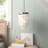 Stratton 1 - Light Polished Nickel Single Pendant