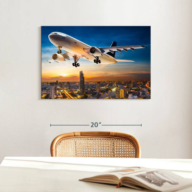 Mehar Transportation Plane, 16" H x 24" W