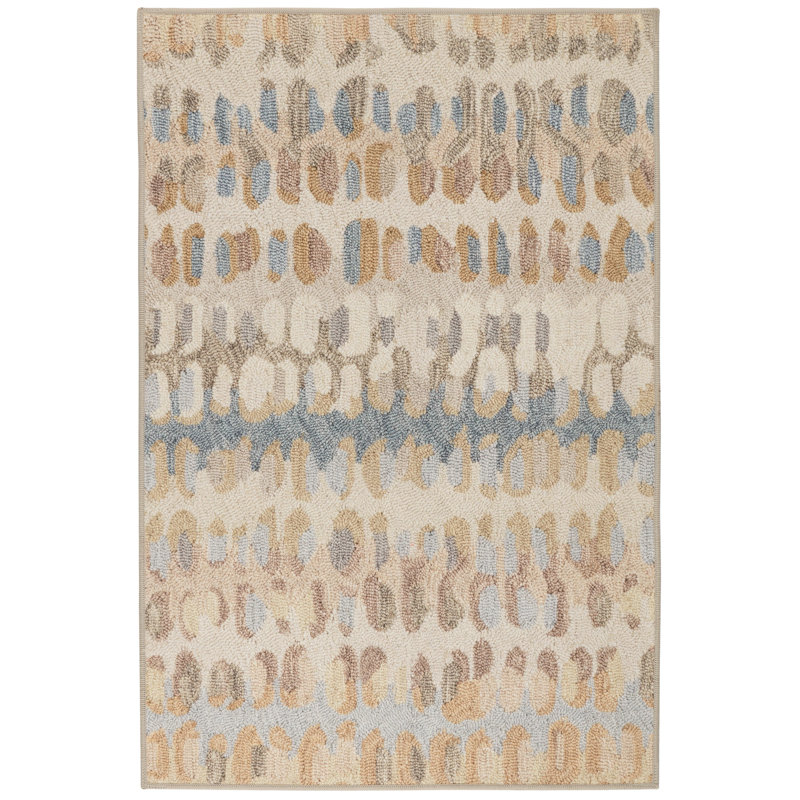 Tapis naturel lavable Paint Chip, Rectangle 9 pi 6 po x 13 pi 6 po