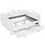 Grand lit de jour en vichy confortable avec deux tiroirs de rangement, port USB et adorable tissu en forme de vague-1079445670-1079445665