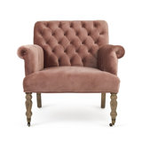 Velvet Tufted Armchair
