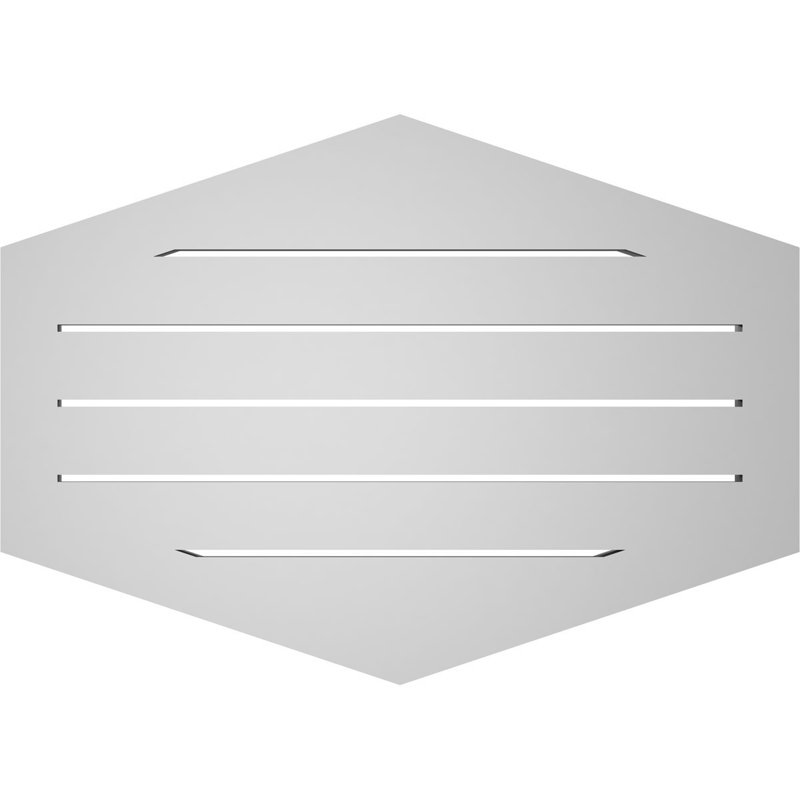 Pente verticale verticale en uréthane 4 pi, H 1,5 po x l 28 po x L 20 po