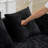 Compression Sofas, 2 Seat Chenille Foam Spring Modern Compact Home Couch