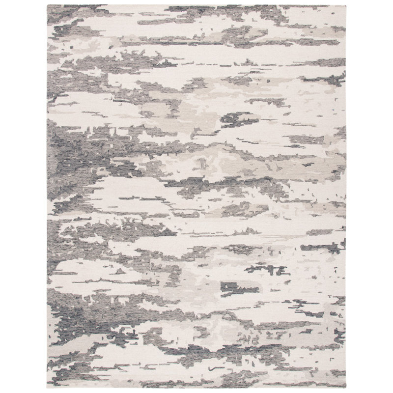 Tapis en laine touffeté à la main Miia, Rectangle 6 pi x 9 pi