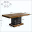 Table de cuisine rectangulaire, table de salle à manger chic, table basse