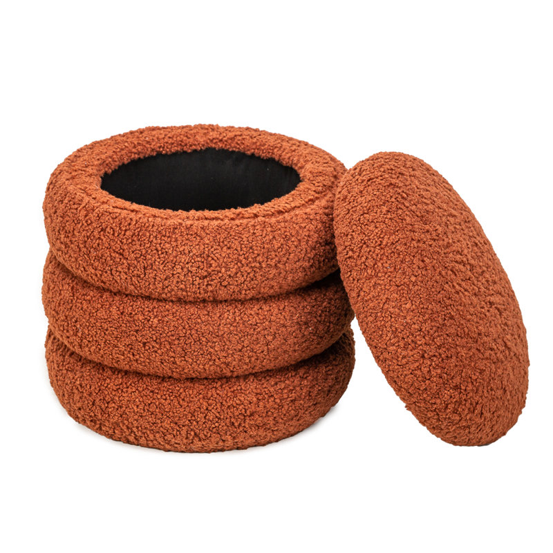 Pouf Brunk, Boucle terre cuite