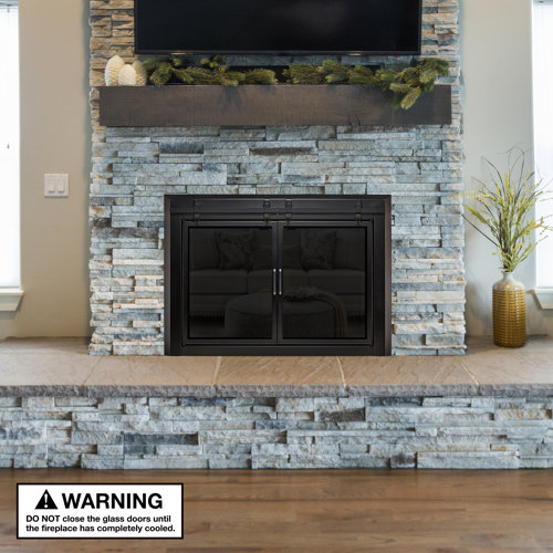 Uniflame Cabinet Steel Fireplace Door & Reviews | Wayfair