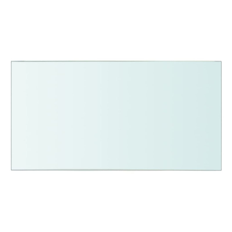 Zaynab 2 Piece Glass Floating Shelf, 0.8cm H x 30cm W x 12cm D