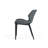 Capucine 18 " H Faux Leather Upholstered Metal Side Chair-1424311384