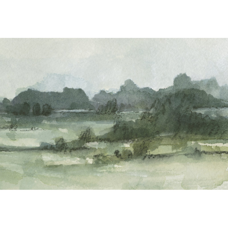 Marshy Landscape II - Wrapped Canvas Print, 30cm H x 46cm W x 3.8cm D