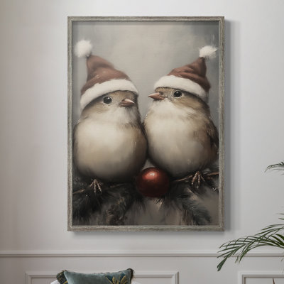 «Christmas Holiday Art», série 2-Lxxxv, reproduction encadrée - bois massif XMAI81863