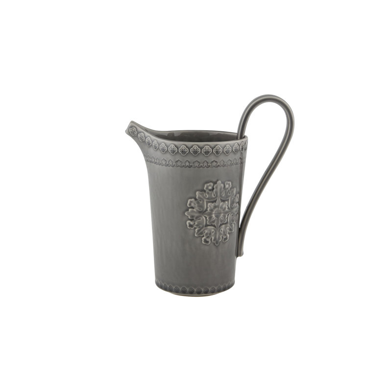 Rua Nova Earthenware Pitcher, Anthracite