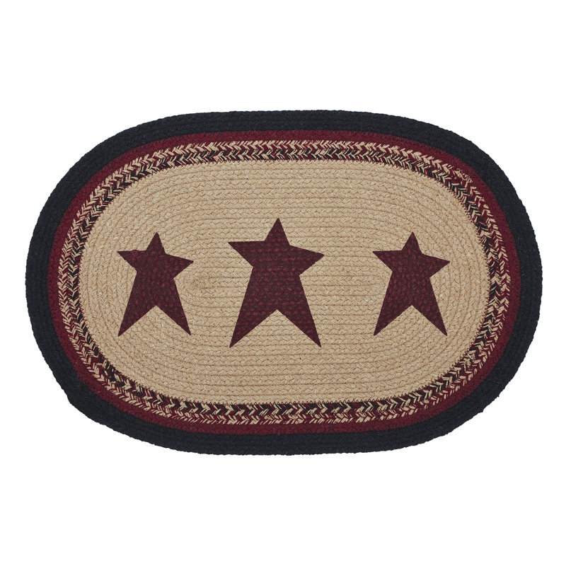 Connell Geometric Oval Placemat, 13" x 19"