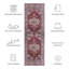 Tapis oriental rouge / beige Sonia-176806951