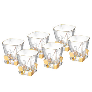 Glenden 9.6 oz. Whiskey Glass (Set of 4) Everly Quinn