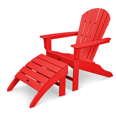 TREX Outdoors Yacht Club Shellback 2-Piece Adirondack Seating Set