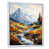 White Floater Framed