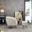 Chaise d'appoint de 29,5 po de large guang