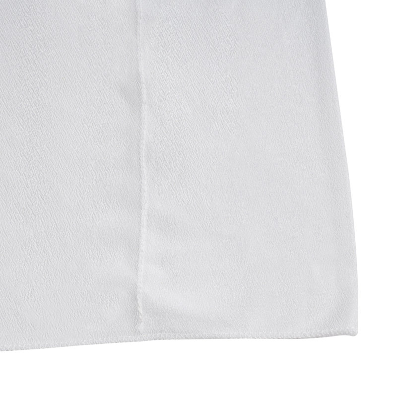 Chiffon Ceiling Draping for Decoration, White, 0.1" H x 360" W x 60" D