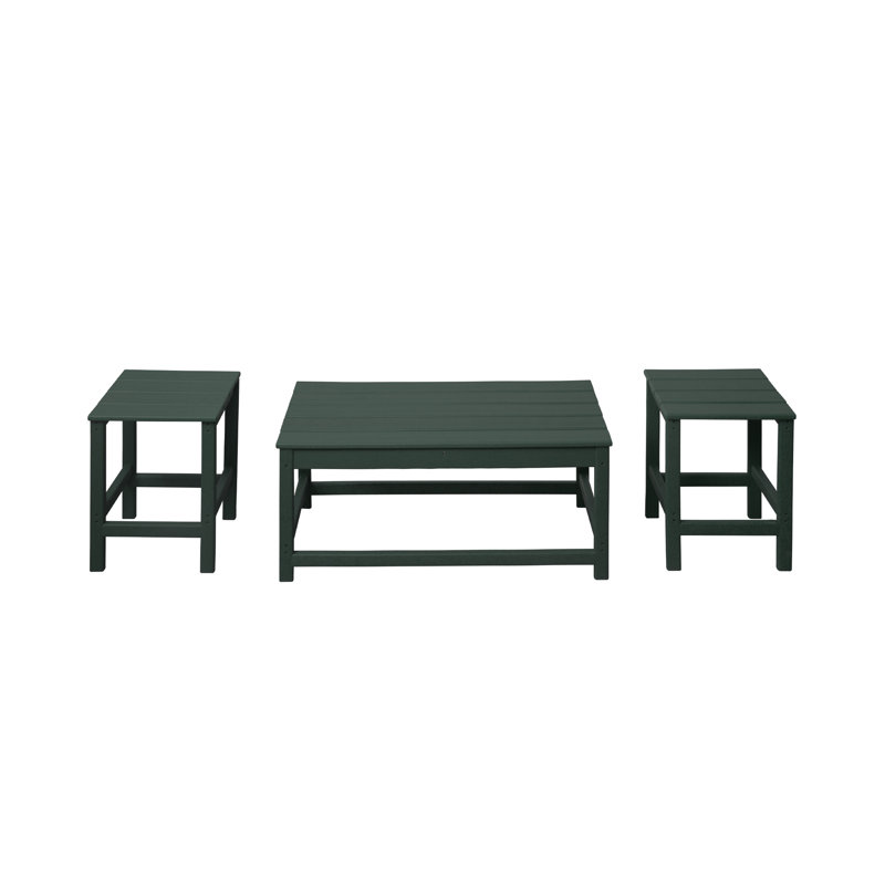 Table d'appoint et table basse Alger, Vert foncé