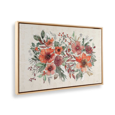 «Festive Blooms I» par Anne Tavoletti, reproduction d'art sur toile