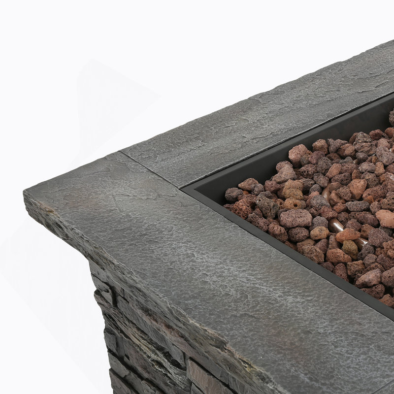 35" SQUARE MGO FIRE PIT - 40000 BTU.