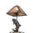 21.5" High Leaping Trout Table Lamp