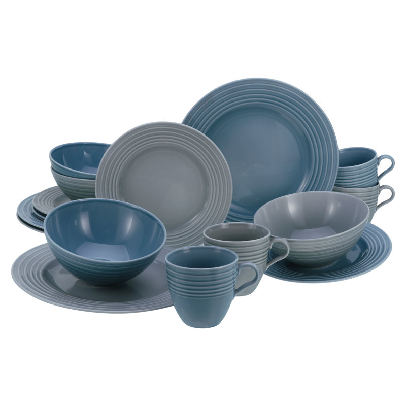 Piece Porcelain China Dinnerware Set - Service for 4
