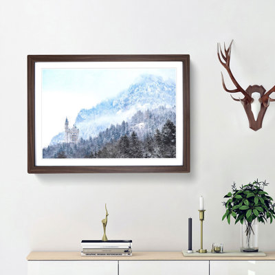 Neuschwanstein Castle in Germany - Picture Frame Graphic Art Print
