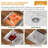 Quartz Kitchen Sink 33"L x 19"W Undermount Workstation Double Bowl Kitchen Sink with Accessories-111358151
