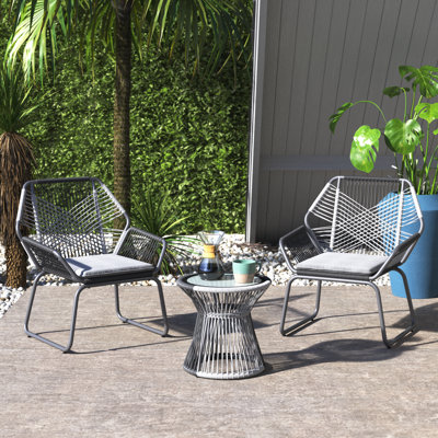 Sophia 2 - Person Patio Conversation Set with Cushions