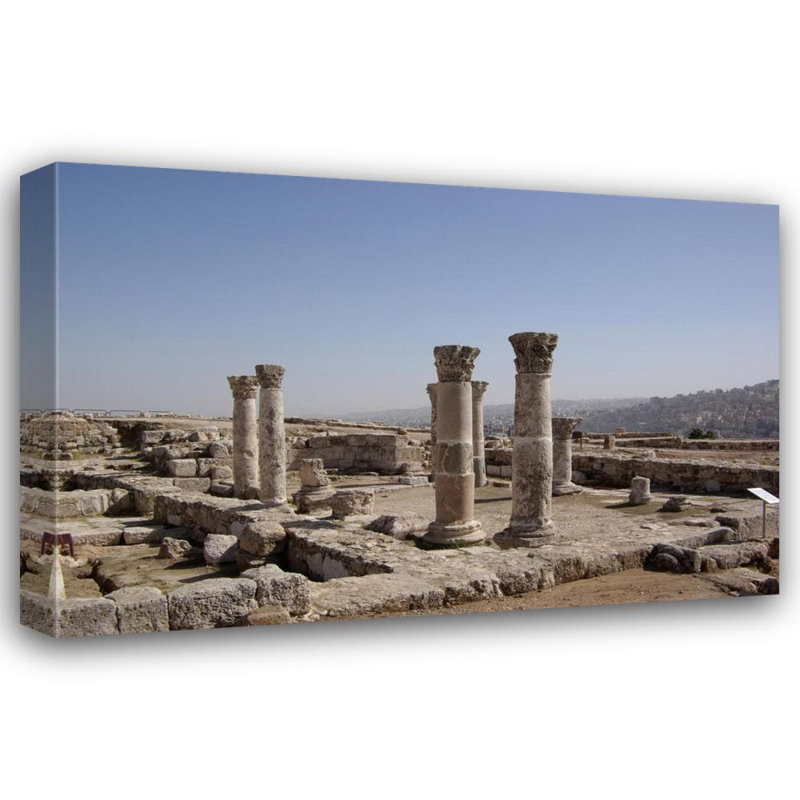 Amman Citadel Ruins, 12" H x 18" W