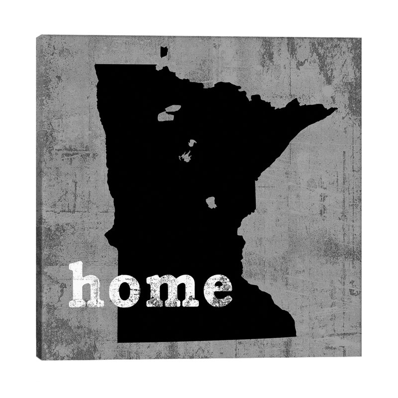Minnesota by Luke Wilson - No Frame Print on Canvas, 45.72 cm H x 45.72 cm W x 1.91 cm D