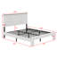 Base de lit plateforme en bois-27032408