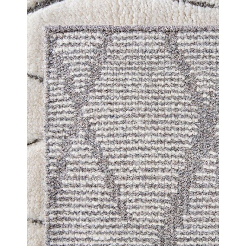 Tureka Hand-Knotted Wool Geometric Area Rug , Rectangle 7'10" x 10'