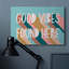 «Good Vibes Found Here Quote Pastel Color Pop» par Amanda Houston - impression d'art textuel-52745103-52745099