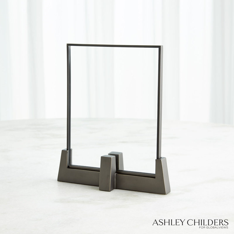 Hestia Picture Frame-Lg, 8" x 10", Gray