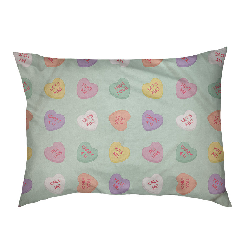 Coussin de conception des fêtes, Large L 40 po x l 50 po, Vert
