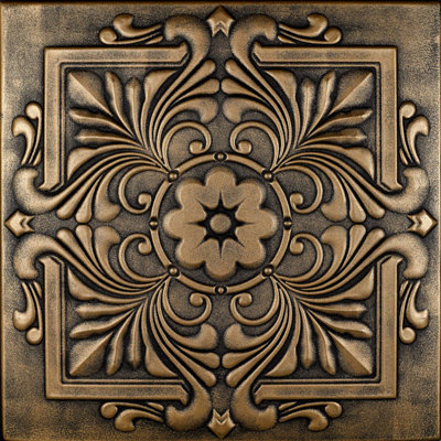 Victorian 1.6 ft. x 1.6 ft. Polystyrene Glue-up Ceiling Tile